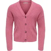 Kids Only Kogmandy Ls Short Boxy Cardigan Knt Noos - Pink - 146-152