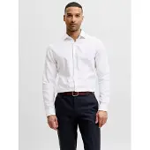 Jack & jones Jprblaparker Detail L/S Shirt Sn - White - S
