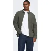 Only & Sons Collegetakki 'ONSNEWKODYL' tummanharmaa