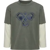 Hummel Hmlmini Loose Layer T-Shirt L/S - Grey - 92