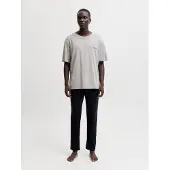 Jack & Jones Pitkä pyjama 'JACEVEREST' harmaa / musta