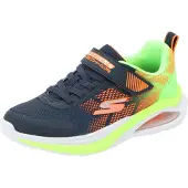 SKECHERS Tennarit 'MICROSPEC MAX VELOCITY' laivastonsininen / neonvihreä / neonoranssi / valkoinen
