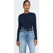 ONLY Onlbamboo L/S O-Neck Top Jrs - Navy - XL
