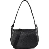 Mandarina Duck Mellow Olkalaukku Nahka 36 cm Musta
