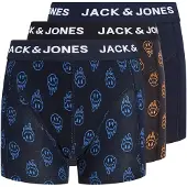 Jack & Jones Jacdale Smiley Trunks 3 Pack Jnr - Black - 176