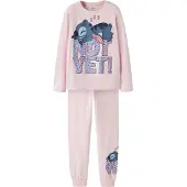 Name it Nkfanda Stitch Ls Nightset Noos Wdi - Pink - 110-116