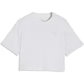 Puma Class Relaxed Cropped Graphic Tee Youth, koko 128 cm