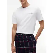 Tommy Hilfiger Woven Pant Print Wb - Navy - S