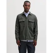 Jack & Jones Jprwilliam Sweat Overshirt Ls Noos - Khaki green - M