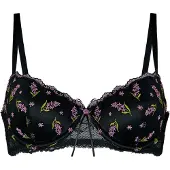 Hunkemoller Rintaliivi vihreä / lila / musta