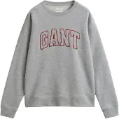 Gant Collegepaita meleerattu harmaa / tummanpunainen