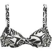 Buffalo Bikinitoppi ecru / musta