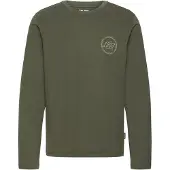 Blend Bhkiaran L/S Logo Tee - Khaki green - M