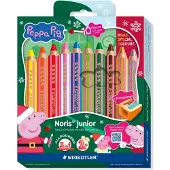 Staedtler Peppa Pig 3?in?1 coloured pencil 12 pcs Christmas set