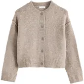 Next Neuletakki tummabeige