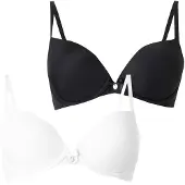 Hunkemoller P&M Pp 2-Pack - Black - 85 A