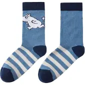 Reima Moomin Randig Villasukat, Blue Ocean, 30-33