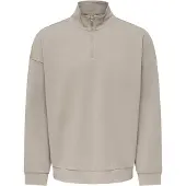 Only & Sons Onsnewkodyl Ovz Ls Halfzip High Neck Vd - Beige - M