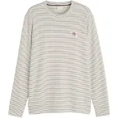 Tom Tailor Paita tummanharmaa / offwhite