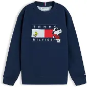 Tommy Hilfiger Collegepaita 'Peanuts' laivastonsininen / punainen / musta / valkoinen