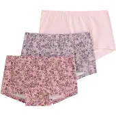 Lindex Boxer 3P Miniflower Aop - Pink - 86/92