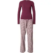 Hunkemoller Pyjama syklaami / valkoinen