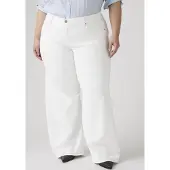 Levi's Farkut '318 Shaping Wide-Leg (Plus Size)' valkoinen