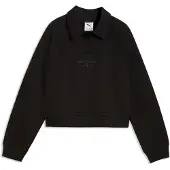 Puma Class Relaxed Short Lenght Longsleeve Polo Fl G - Black - 152