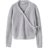 Name it Nkfnanie Ls Knit - Grey - 158-164