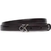 Calvin Klein Jeans Round Ck Buckle Smooth 15Mm - Brown - 75