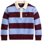 Ralph Lauren Neulepaita kuninkaallisen sininen / viininpunainen / valkoinen