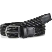 Howard London Braided Leather Belt Asher - Black - 105