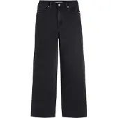 Levi's Farkut 'High Waisted Straight' musta denim