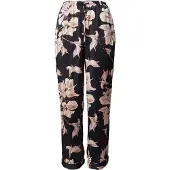 Hunkemoller Pyjamahousut 'Flower' pueblo / roosa / musta
