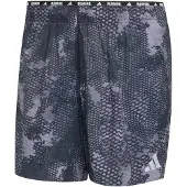 Adidas Urheiluhousut 'ADI365 Running Animal Print Iconic' harmaa / antrasiitti