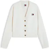 Tommy Hilfiger Tjw Fluffy Badge Cardigan Ext - Cream - S