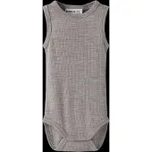 Name it Nbnwax Wool Rib Tank Body - Grey - 56