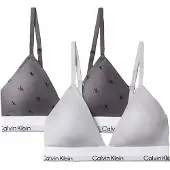 Calvin Klein Underwear Rintaliivi tummanharmaa / musta / valkoinen