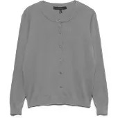 Vero Moda Neuletakki 'VMSILJE' meleerattu harmaa