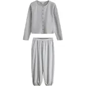 Next Pyjama meleerattu harmaa