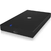 Icy Box – IB-200T-C3, SSD-kotelo, 2.5", SATA, Serial ATA II, Serial ATA III, 6 Gbit/s, USB-liitettävyys, Musta