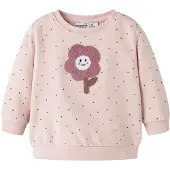 Name it Nbfluelle Ls Sweat Bru - Pink - 86