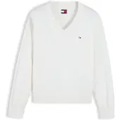 Tommy Hilfiger Neulepaita 'ESSENTIAL' valkoinen