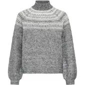 Kaffe Neulepaita 'KAGerda' harmaa / offwhite