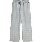 Tommy Hilfiger Pyjamahousut harmaa / vaaleanharmaa / offwhite