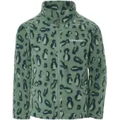 Didriksons Monte Printed Kids' Full-Zip - Green - 92