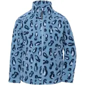 Didriksons Monte Printed Kids' Full-Zip - Blue - 80