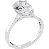 Midem Copenhagen yksikivinen timanttisormus 3,00ct valkokulta-160