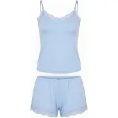 Hunkemoller Pj Cami Vis Jersey Nana Print - Blue - XL