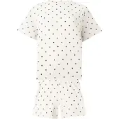 Hunkemoller Pyjamashortsit vaaleabeige / musta